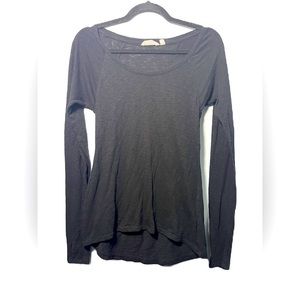 • Athleta Daily Top Black Long Sleeve